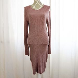 American Eagle Pink Sweater Dress